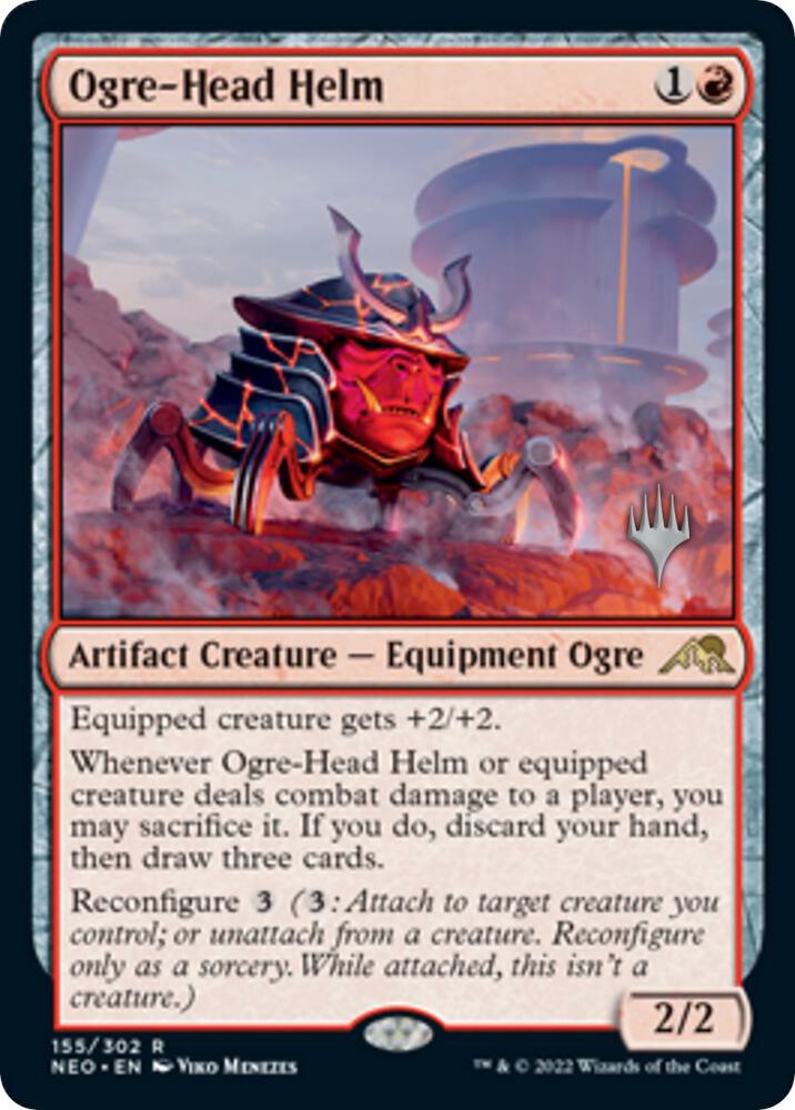 Ogre-Head Helm [Promo Pack: Kamigawa: Neon Dynasty] 155