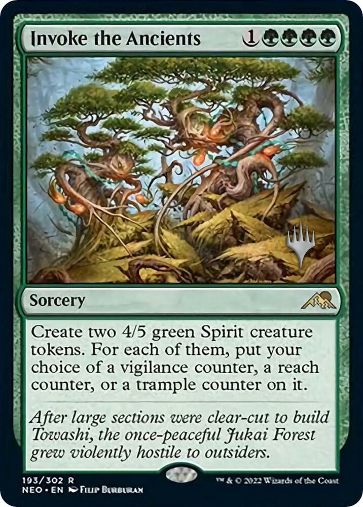 Invoke the Ancients [Promo Pack: Kamigawa: Neon Dynasty] 193