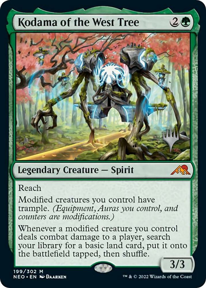Kodama of the West Tree [Promo Pack: Kamigawa: Neon Dynasty] 199