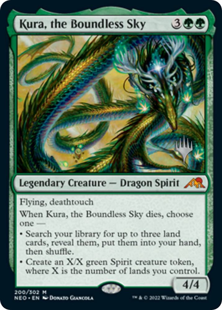 Kura, the Boundless Sky [Promo Pack: Kamigawa: Neon Dynasty] 200