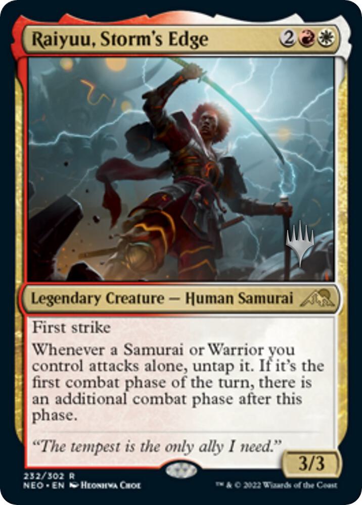 Raiyuu, Storm's Edge [Promo Pack: Kamigawa: Neon Dynasty] 232