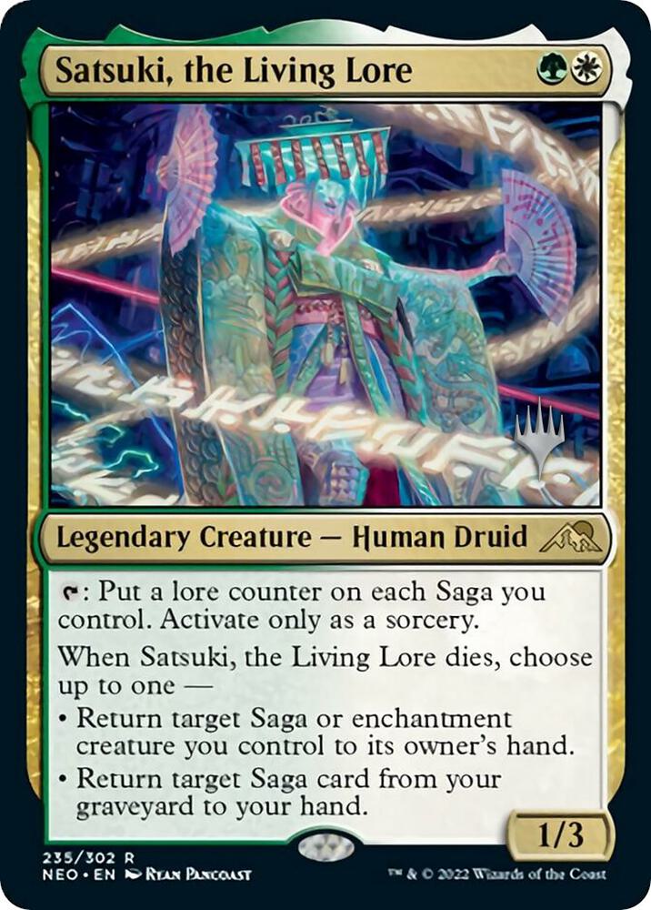 Satsuki, the Living Lore [Promo Pack: Kamigawa: Neon Dynasty] 235