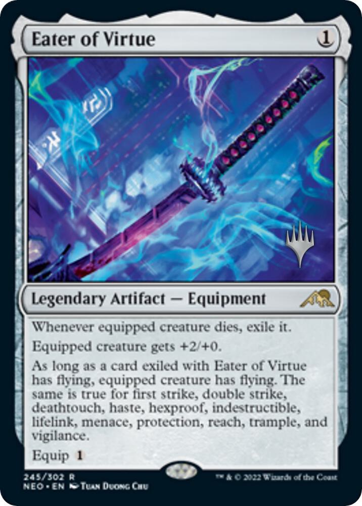 Eater of Virtue [Promo Pack: Kamigawa: Neon Dynasty] 245