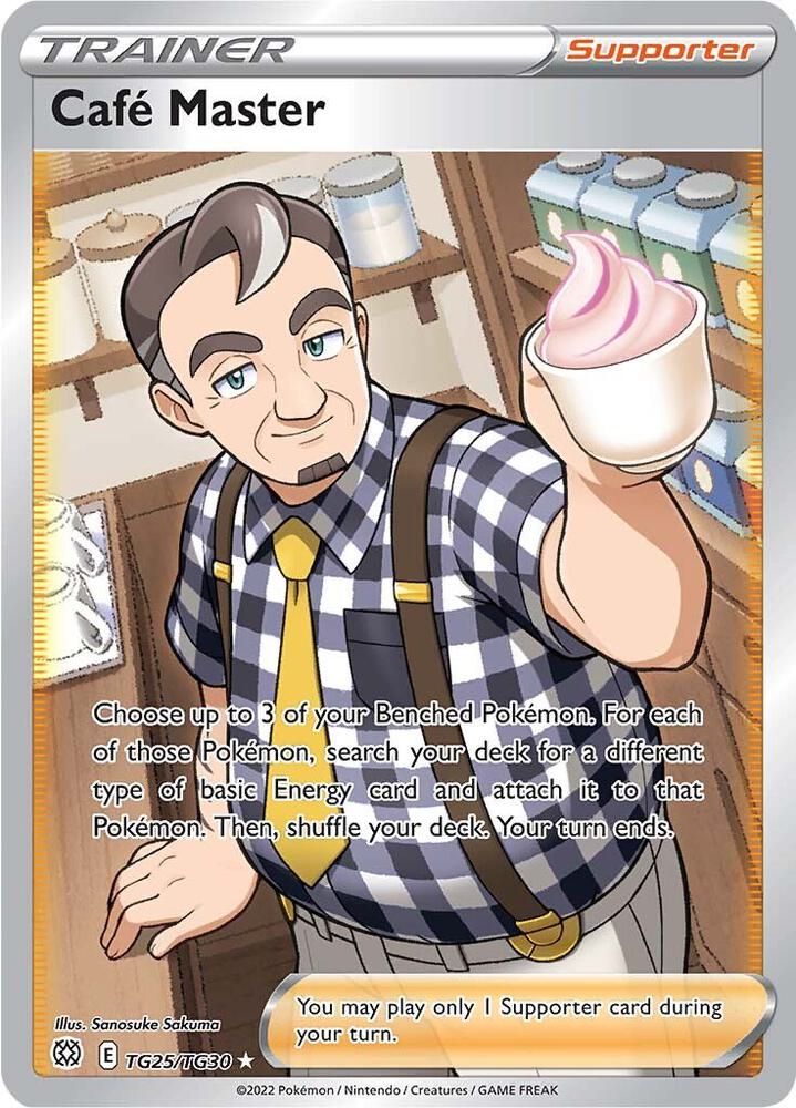 Cafe Master [SWSH09: Brilliant Stars Trainer Gallery] TG25/TG30