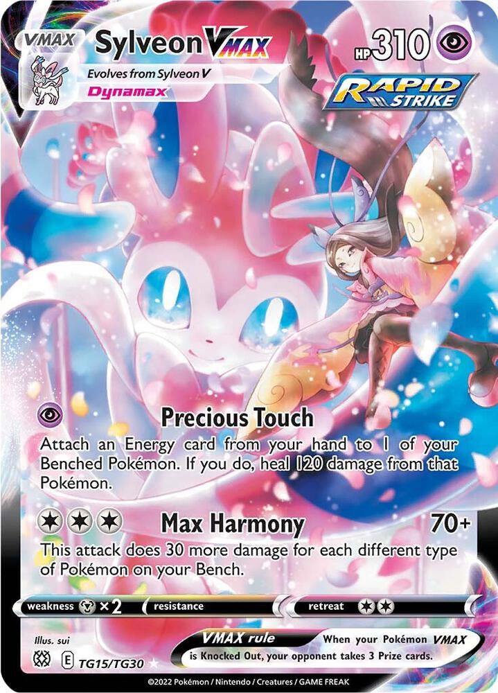 Sylveon VMAX [SWSH09: Brilliant Stars Trainer Gallery] TG15/TG30