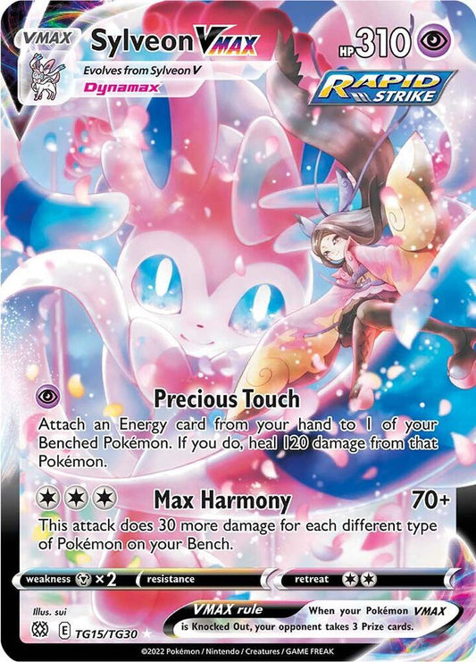 Sylveon VMAX [SWSH09: Brilliant Stars Trainer Gallery] TG15/TG30
