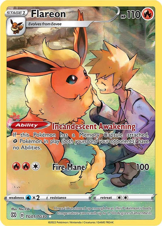 Flareon [SWSH09: Brilliant Stars Trainer Gallery] TG01/TG30