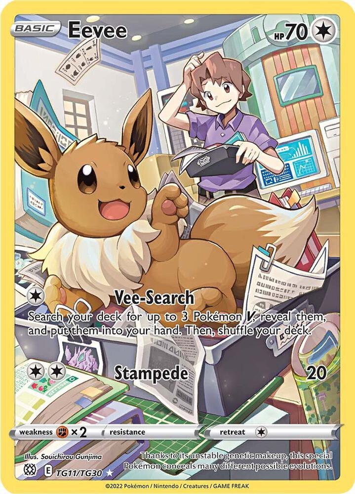 Eevee [SWSH09: Brilliant Stars Trainer Gallery] TG11/TG30