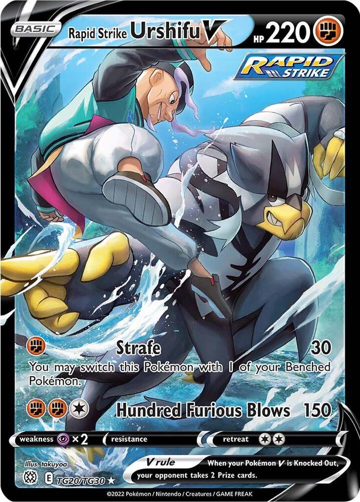 Rapid Strike Urshifu V [SWSH09: Brilliant Stars Trainer Gallery] TG20/TG30