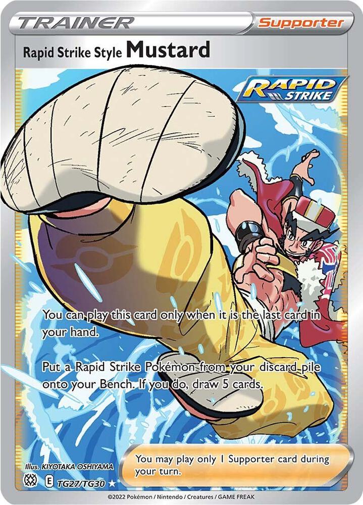 Rapid Strike Style Mustard [SWSH09: Brilliant Stars Trainer Gallery] TG27/TG30