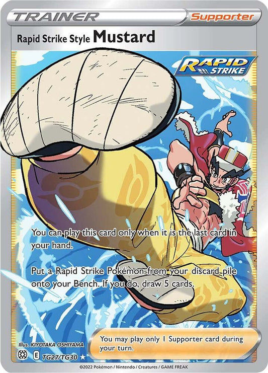 Rapid Strike Style Mustard [SWSH09: Brilliant Stars Trainer Gallery] TG27/TG30