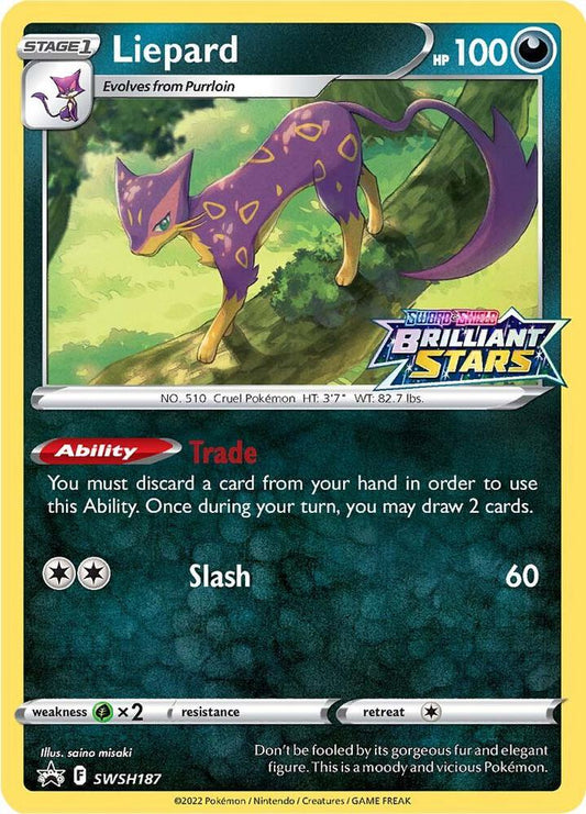 Liepard - SWSH187 [SWSH: Sword & Shield Promo Cards] SWSH187