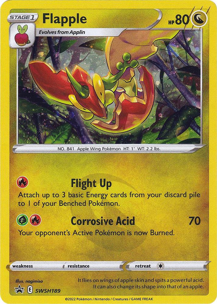 Flapple - SWSH189 [SWSH: Sword & Shield Promo Cards] SWSH189