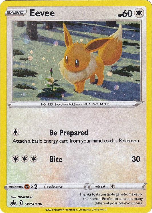 Eevee - SWSH190 [SWSH: Sword & Shield Promo Cards] SWSH190