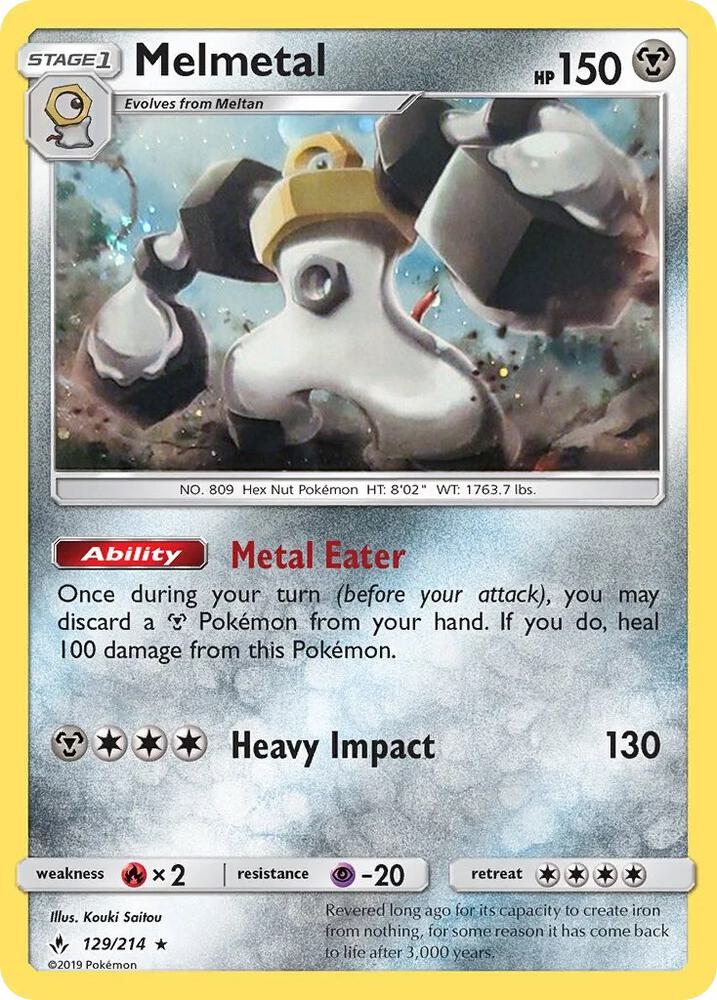 Melmetal - 129/214 (Cosmos Holo) [Blister Exclusives] 129/214
