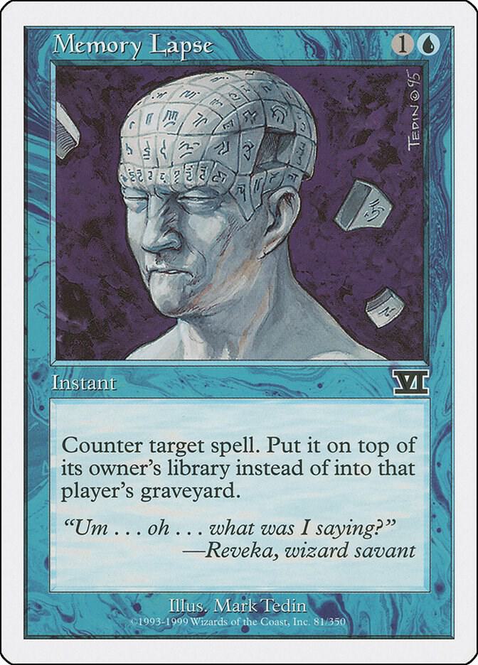 Memory Lapse [Classic Sixth Edition] 81