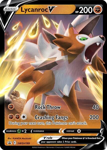 Lycanroc V - SWSH199 [SWSH: Sword & Shield Promo Cards] SWSH199