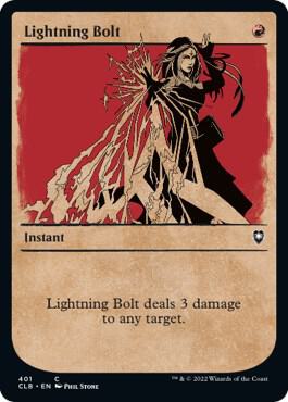 Lightning Bolt (Showcase) [Commander Legends: Battle for Baldur's Gate] 401