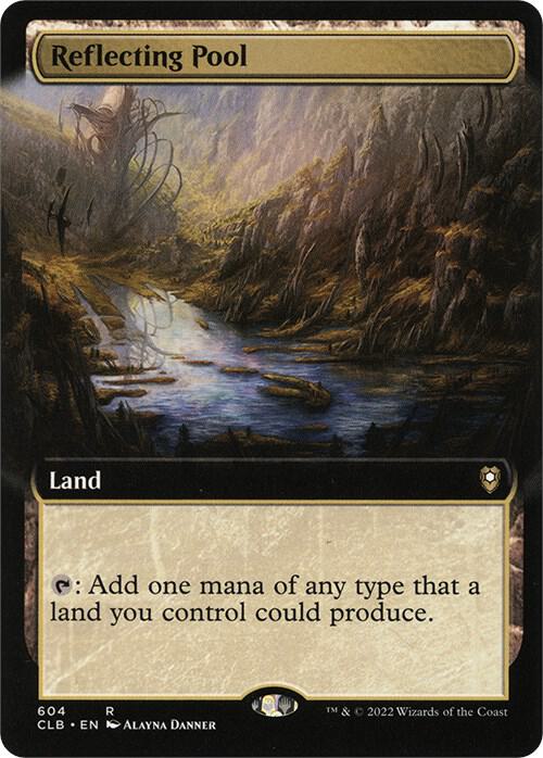 Reflecting Pool (Extended Art) [Commander Legends: Battle for Baldur's Gate] 604