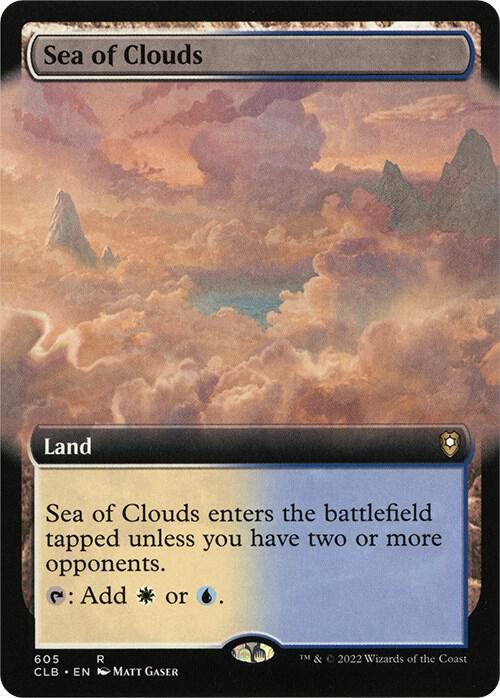 Sea of Clouds (Extended Art) [Commander Legends: Battle for Baldur's Gate] 605