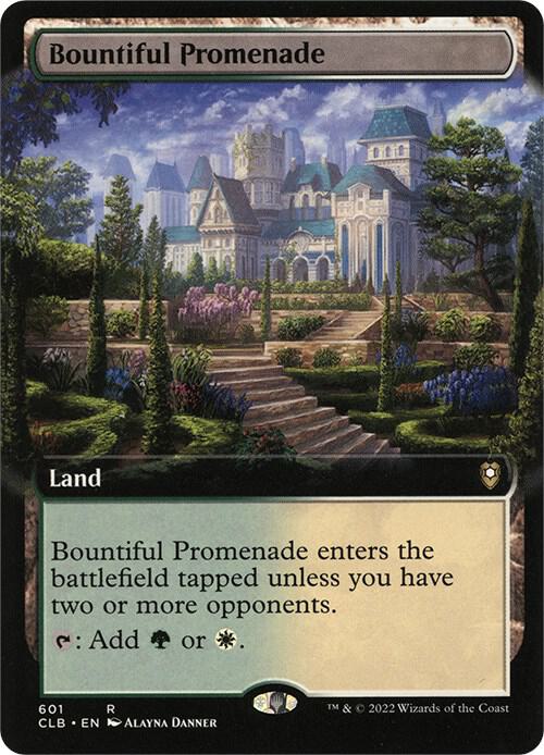 Bountiful Promenade (Extended Art) [Commander Legends: Battle for Baldur's Gate] 601