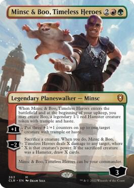 Minsc & Boo, Timeless Heroes (Borderless) [Commander Legends: Battle for Baldur's Gate] 363