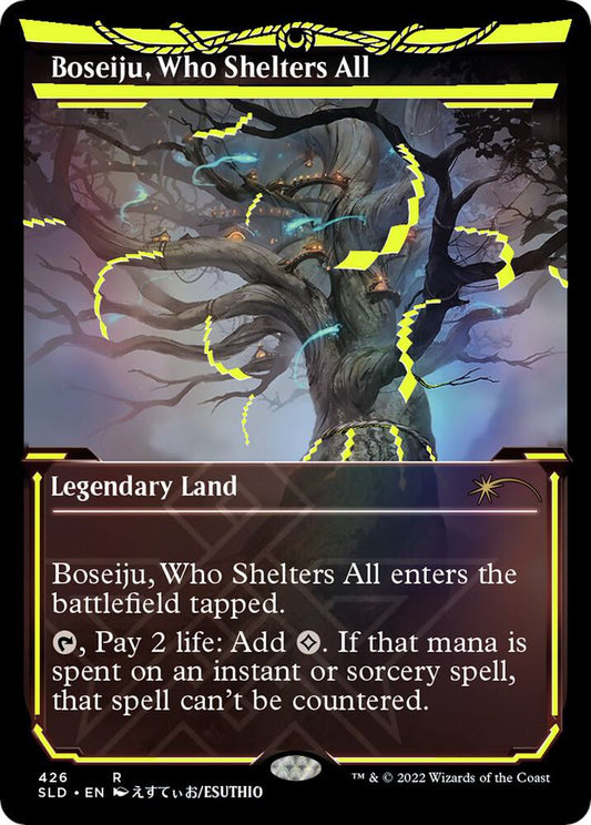 Boseiju, Who Shelters All (Neon Yellow) [Secret Lair Drop Series] 426