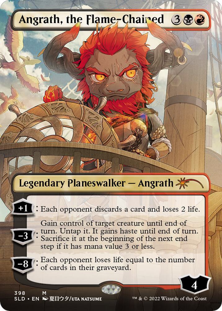 Angrath, the Flame-Chained (Borderless) [Secret Lair Drop Series] 398