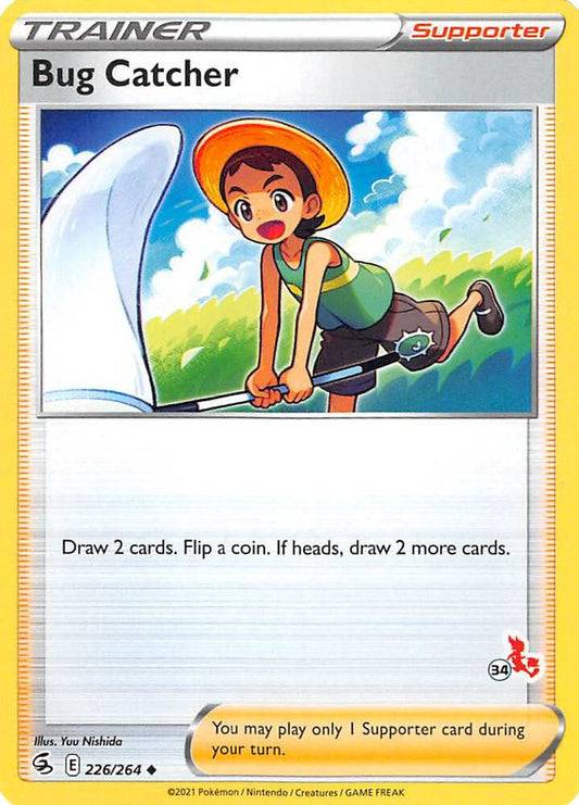 Bug Catcher - 226/264 (#34 Cinderace Stamped) [Battle Academy 2022] 226/164