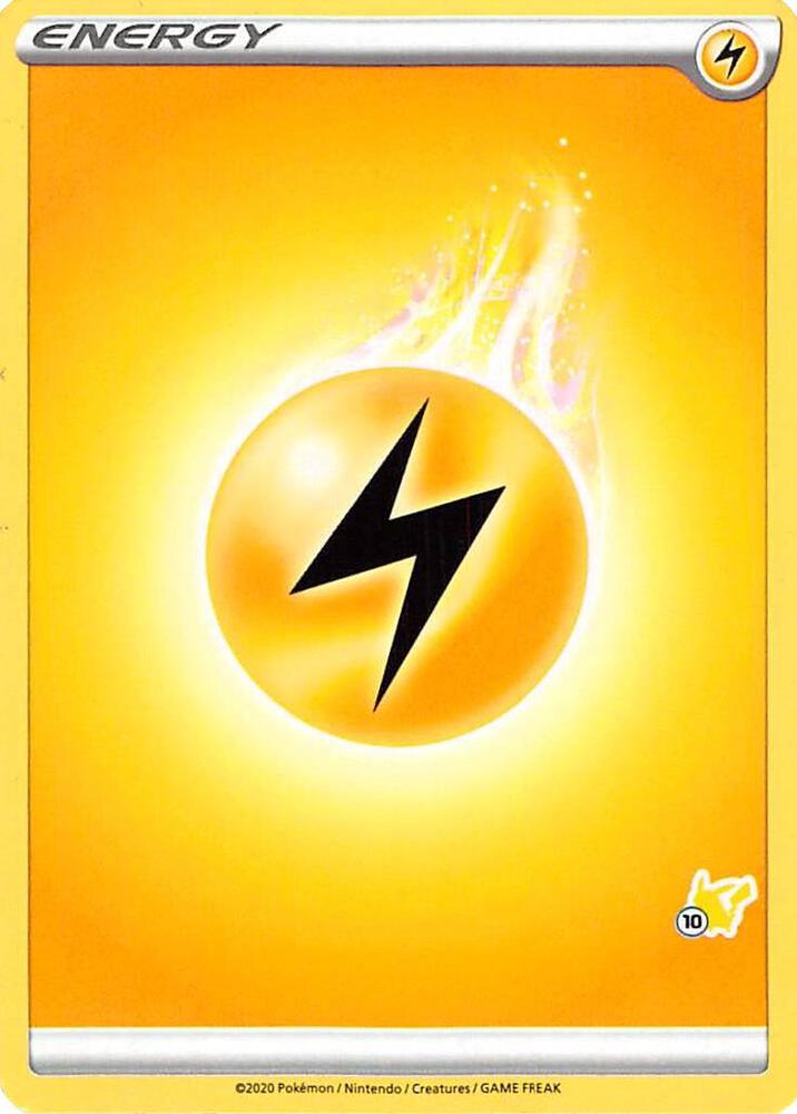 Lightning Energy (#10 Pikachu Stamped) [Battle Academy 2022]