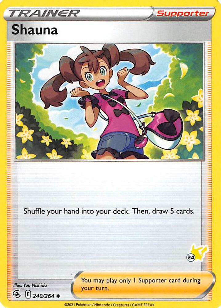 Shauna - 240/264 (#24 Pikachu Stamped) [Battle Academy 2022] 240/264