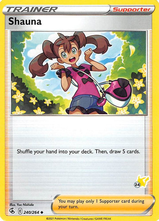 Shauna - 240/264 (#24 Pikachu Stamped) [Battle Academy 2022] 240/264