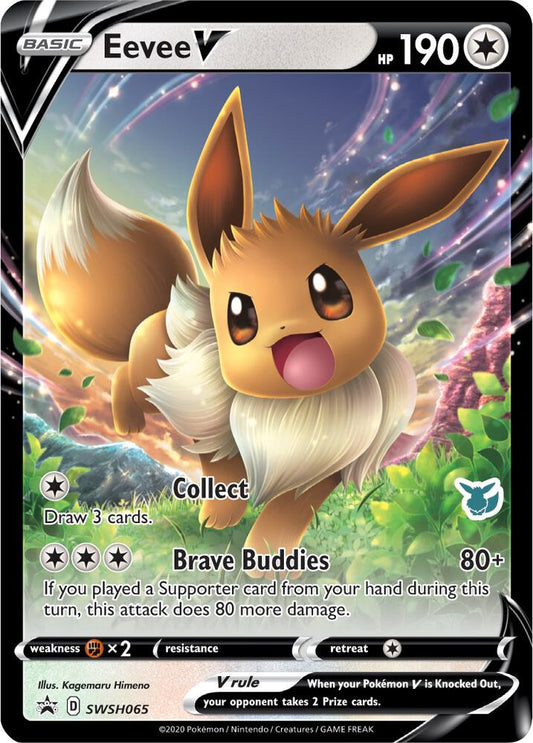 Eevee V - SWSH065 (Eevee Stamped) [Battle Academy 2022] SWSH065