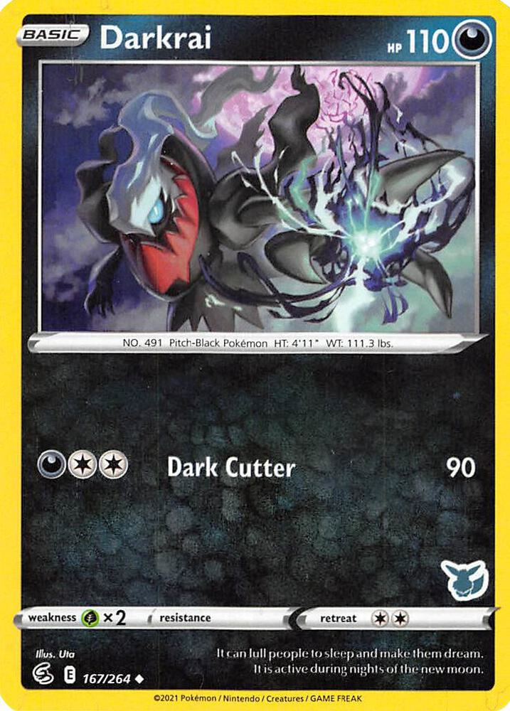 Darkrai - 167/264 (Eevee Stamped) [Battle Academy 2022] 167/264