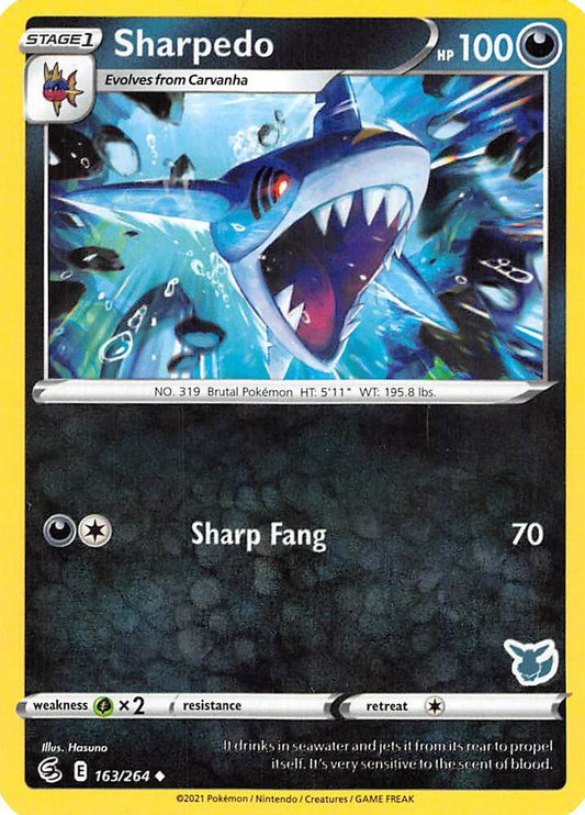 Sharpedo - 163/264 (Eevee Stamped) [Battle Academy 2022] 163/264