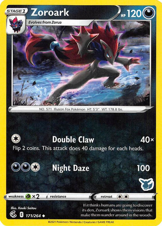 Zoroark - 171/264 (Eevee Stamped) [Battle Academy 2022] 171/264