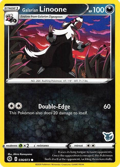Galarian Linoone - 036/073 (Eevee Stamped) [Battle Academy 2022] 036/073