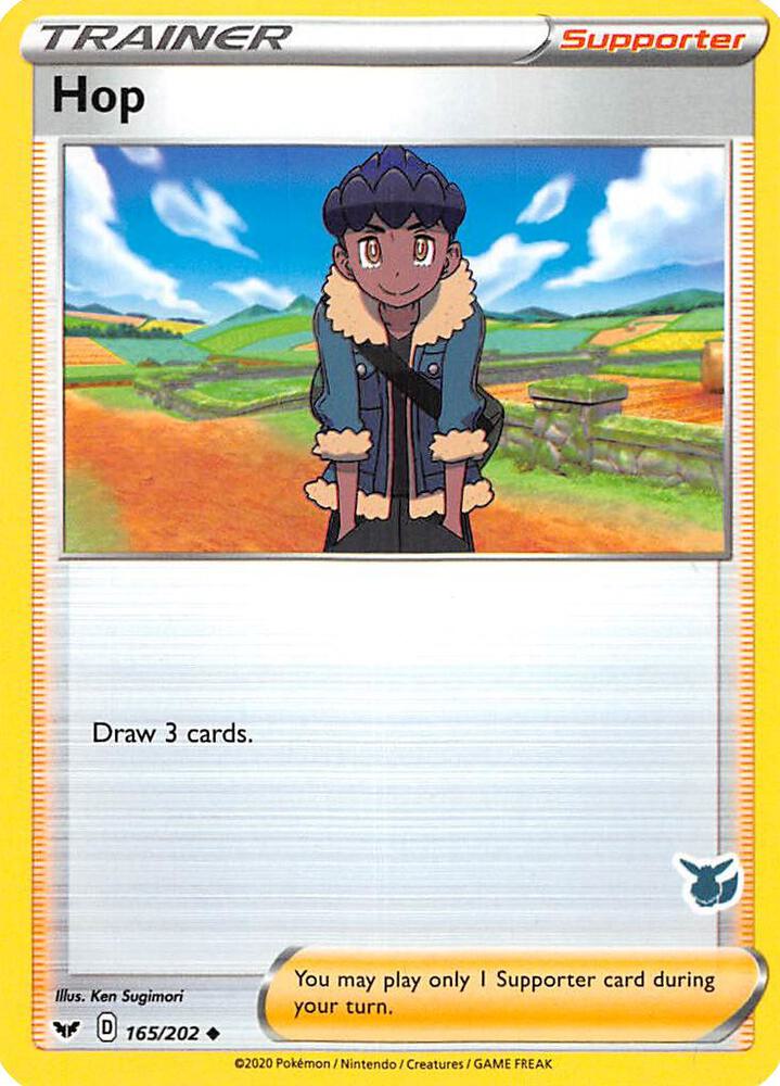 Hop - 165/202 (Eevee Stamped) [Battle Academy 2022] 165/202