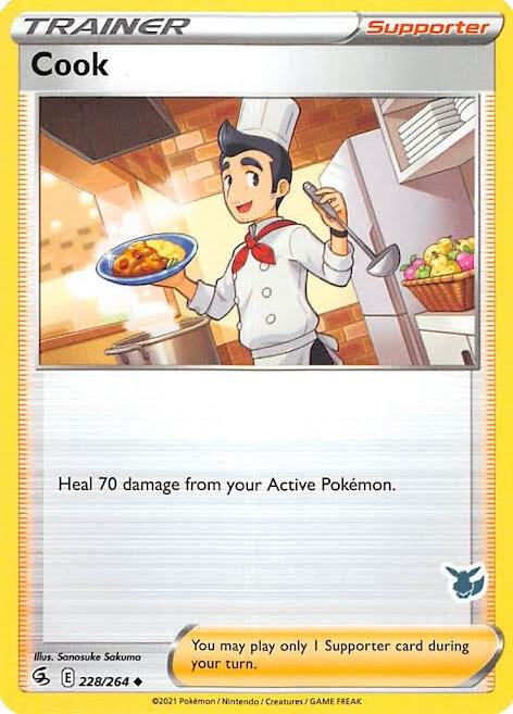 Cook - 228/264 (Eevee Stamped) [Battle Academy 2022] 228/264
