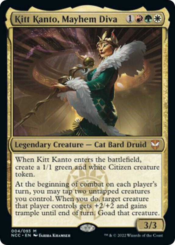 Kitt Kanto, Mayhem Diva [Commander: Streets of New Capenna] 4