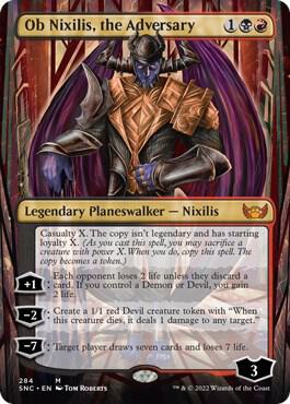Ob Nixilis, the Adversary (Borderless) [Streets of New Capenna] 284