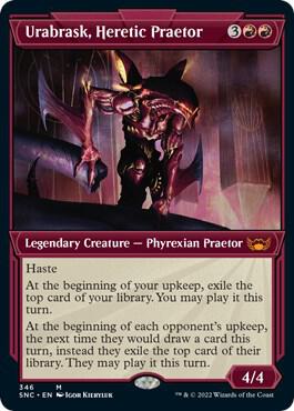 Urabrask, Heretic Praetor (Showcase) [Streets of New Capenna] 346