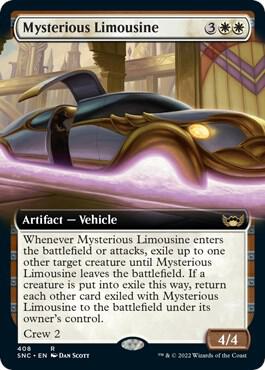 Mysterious Limousine (Extended Art) [Streets of New Capenna] 408
