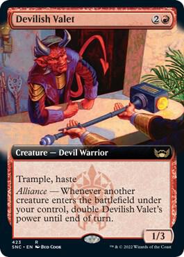 Devilish Valet (Extended Art) [Streets of New Capenna] 423
