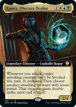 Kamiz, Obscura Oculus (Extended Art) [Commander: Streets of New Capenna] 103