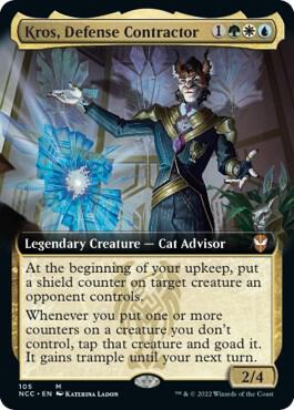 Kros, Defense Contractor (Extended Art) [Commander: Streets of New Capenna] 105