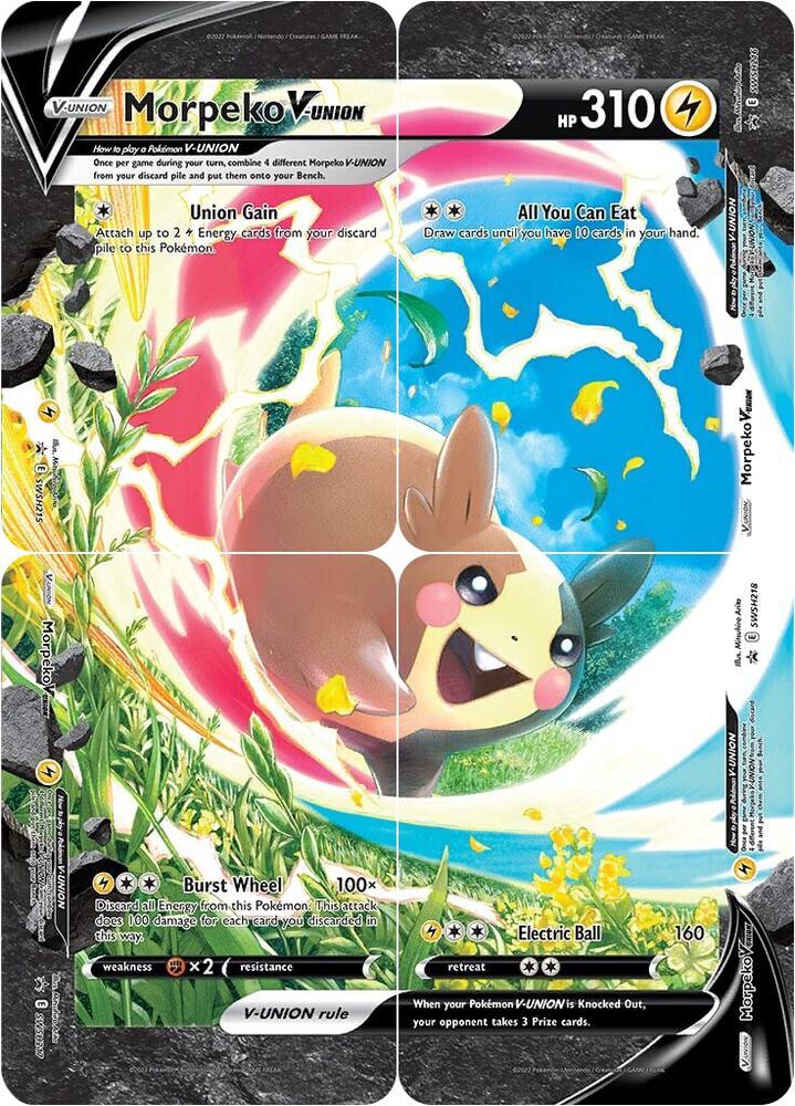 Morpeko V-Union [Set of 4] [SWSH: Sword & Shield Promo Cards] SWSH218