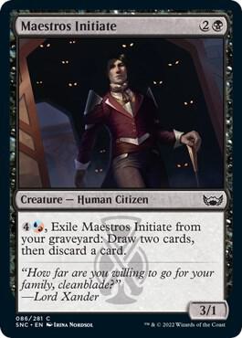 Maestros Initiate [Streets of New Capenna] 86
