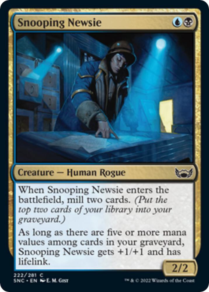 Snooping Newsie [Streets of New Capenna] 222
