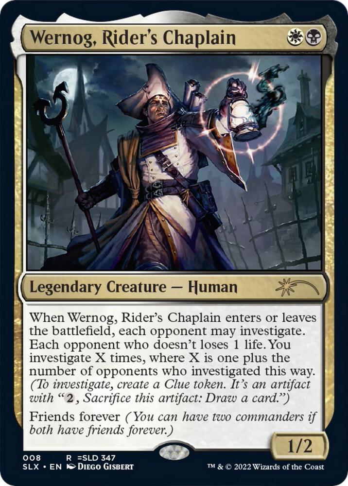 Wernog, Rider's Chaplain [SLX Cards] 8